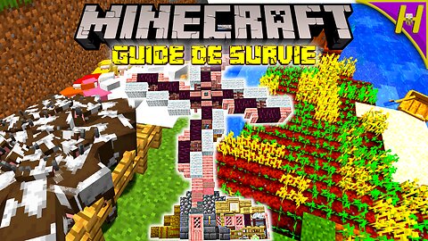 🌸 Faire l'Élevage et l'Agriculture :: Guide de Survie Minecraft 1.20 (Tuto let's play #3)