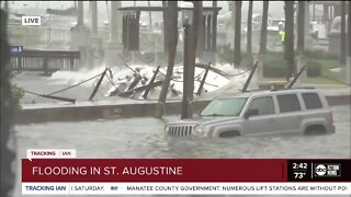 Stassy Olmos in Pinellas County | reporter Stassy Olmos interviews the coast guard with an update of the aftermath of Hurricane Ian.