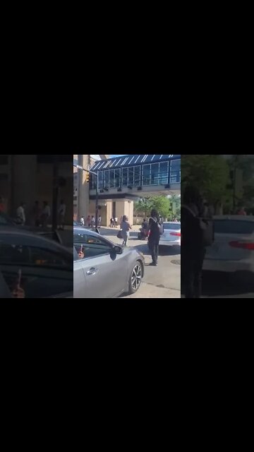 Black Panther Party showing up for Jayland Walker on the streets of #Akron, #Ohio