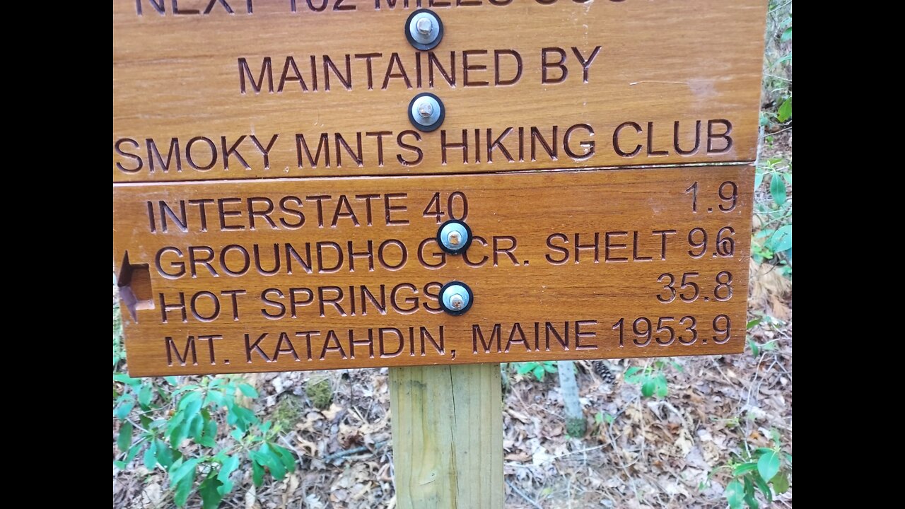 5. 1/2 Appalachian trail 2022 mile 136.7 - 240.7 Nantahala River - Interstate 40