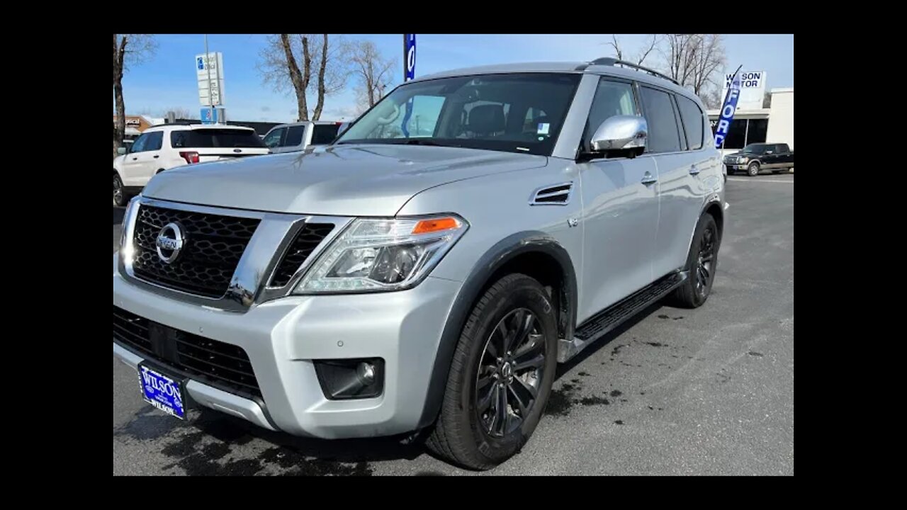 Video Walk around of 2017 Nissan Armada Platinum