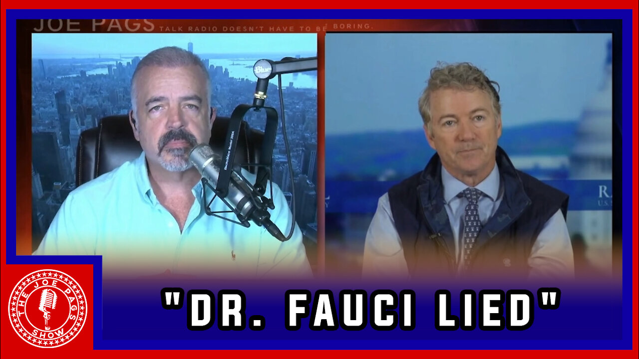 Senator Rand Paul: Dr. Fauci Lied!