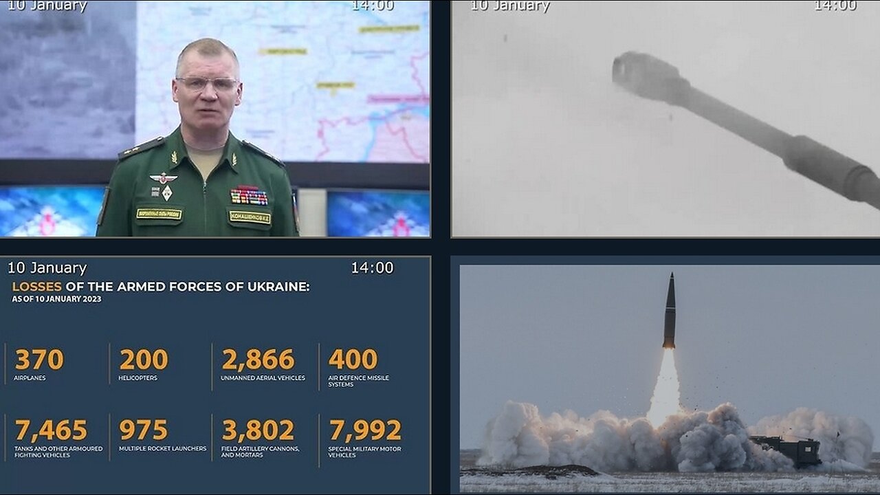 10.01.23⚡️ Russian Defence Ministry report on the progress of the deNAZIfication of Ukraine