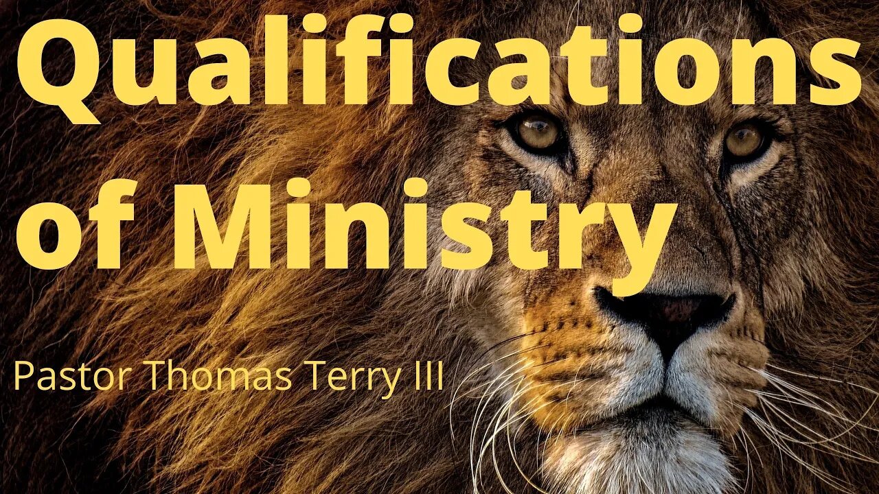 Qualifications for Ministry- Faith Alive Fellowship | 4/12/2022