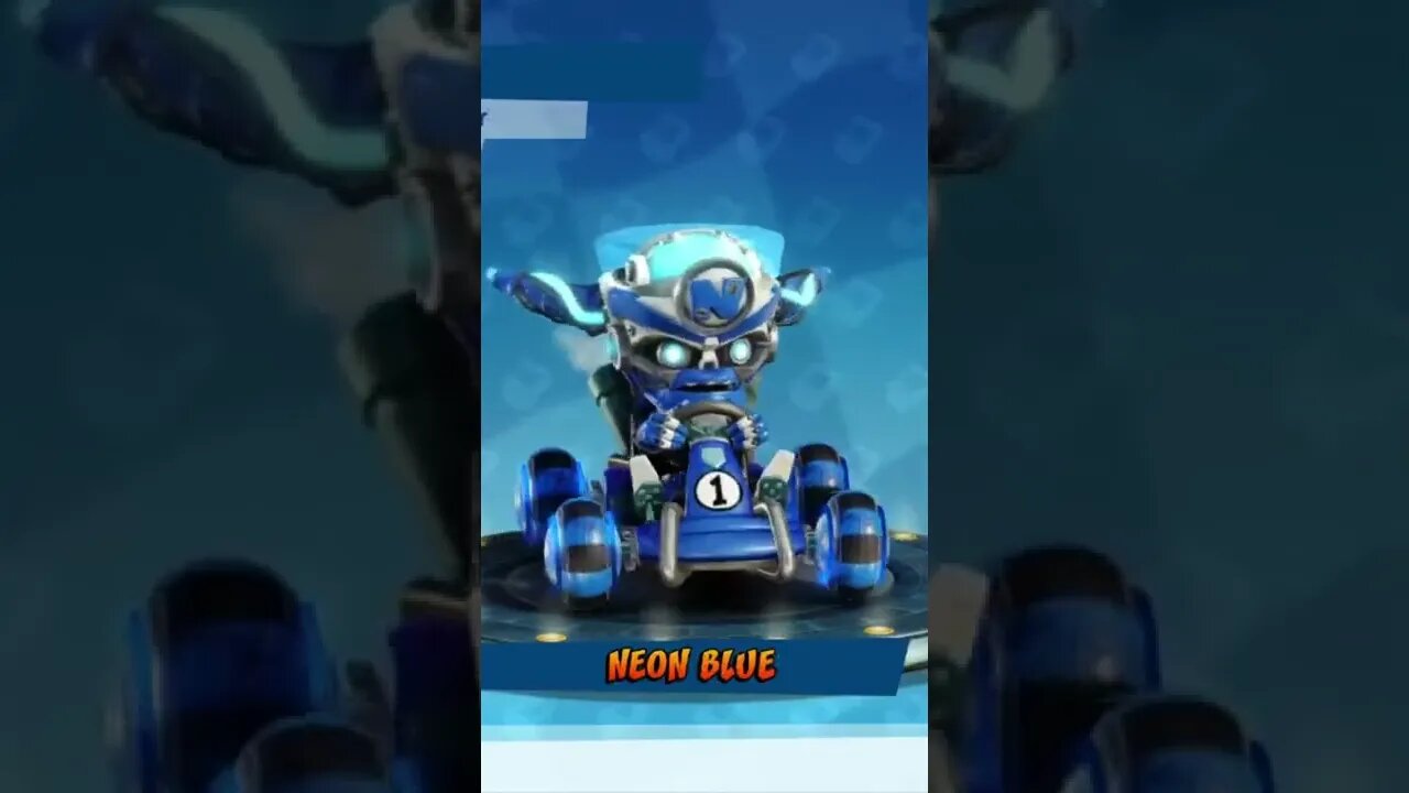 Neon Blue Wheels Showcase - Crash Team Racing Nitro-Fueled (THANK YOU FOR 200 INSTAGRAM FOLLOWS)
