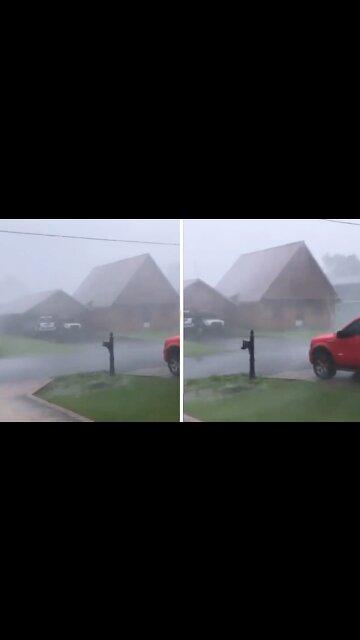 Man captures 120mph winds of Hurricane Zeta and it looks terrifying