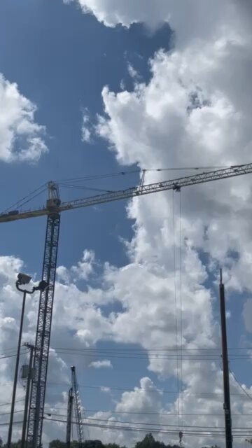 Watching a crane hoist is truly a great day!