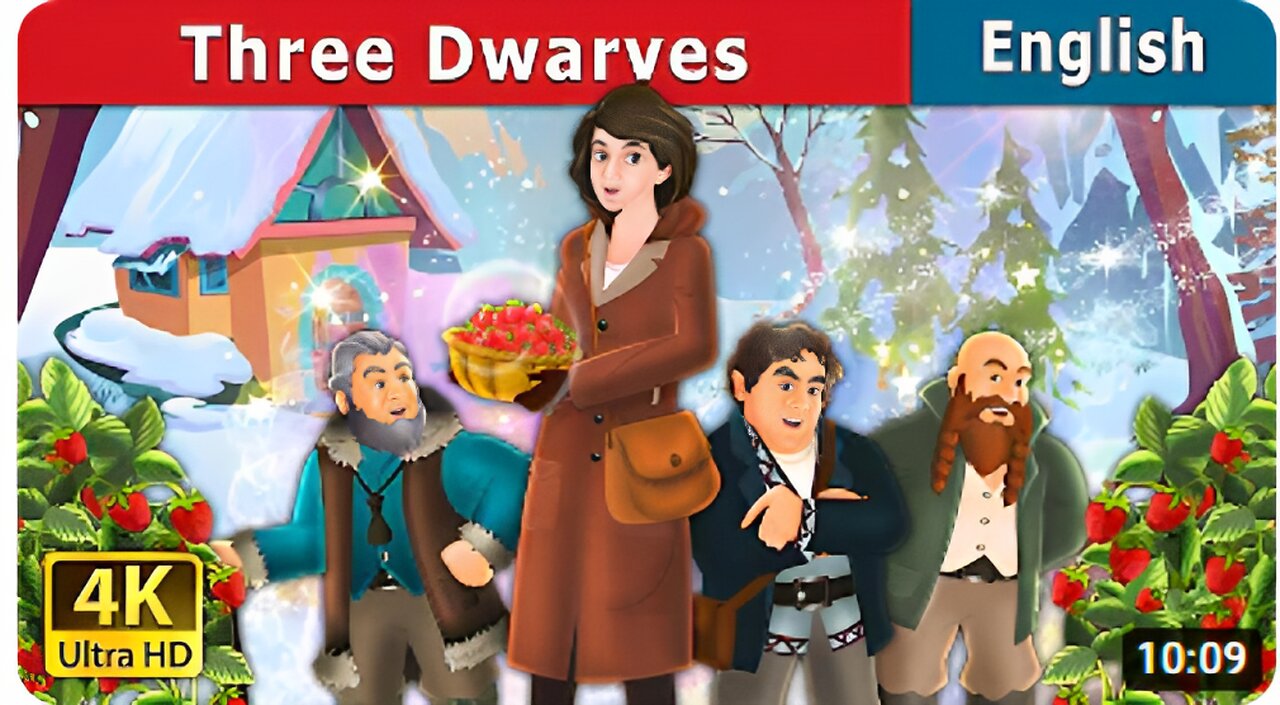 The Three Dwarfs || Fairy tales in English || Cartoon in English || Animated story in English