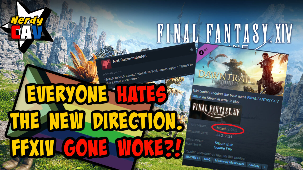 FFXIV New Expansion Hits MIXED Reviews on Steam | Woke or Just Bad?!