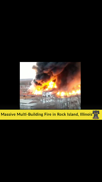 America Under Attack: Multiple Cattle Barns Burn to the Ground in Rockisland, Illinois