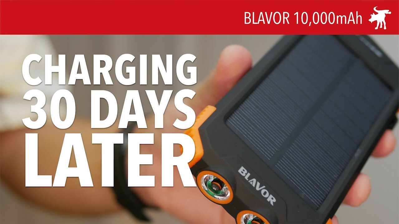 How Many Days to Recharge a Blavor Solar Battery?