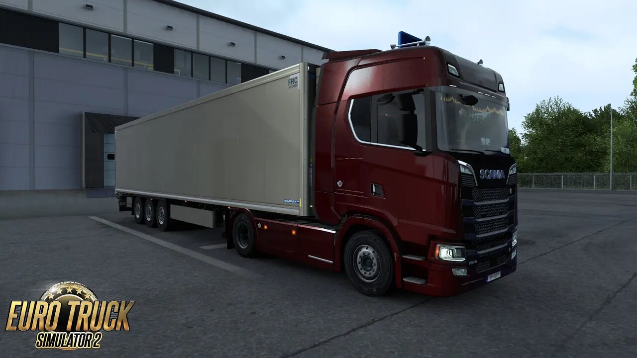 ETS2 Gameplay | Scania 730 S | Rīga to Liepāja | Oranges 20t