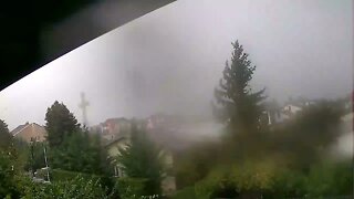 Thunderstorms Skopje Macedonia 08.2022 Nevreme vetar Grmotevici