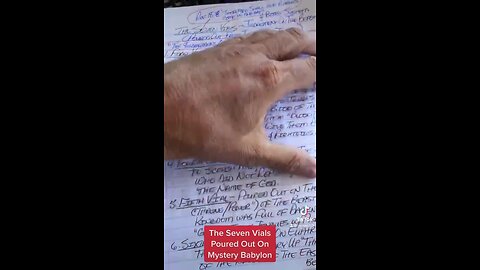 The Seven Vials Poured Out Upon Mystery Babylon In One Day