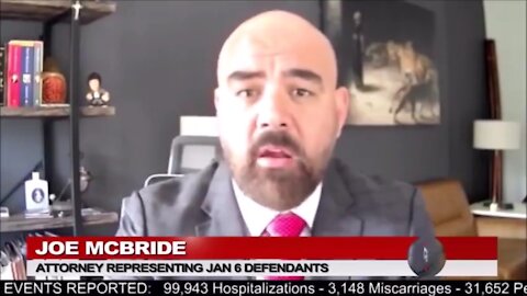 "Jan. 6th defendants being tortured" Lawyer Joe McBride