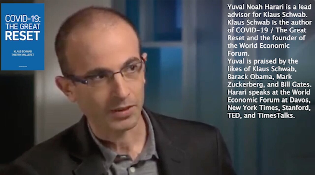 Yuval Noah Harari | Klaus Schwab Lead Advisor "Equality Is Out, But Immortality Is In."