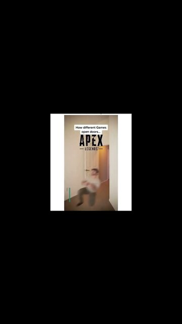 Diferentes jogos quando se abre a porta