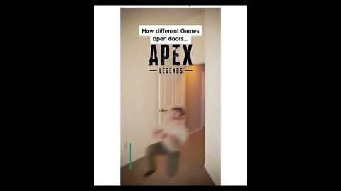 Diferentes jogos quando se abre a porta
