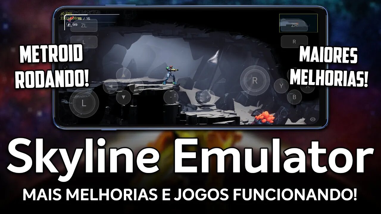 SKYLINE EMULATOR COM EVOLUÇÃO ESPETACULAR NO DESEMPENHO! | EMULADOR DE SWITCH PARA ANDROID