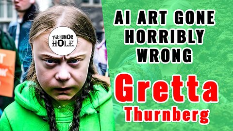 AI Art Gone Horribly Wrong - Gretta Thurnberg