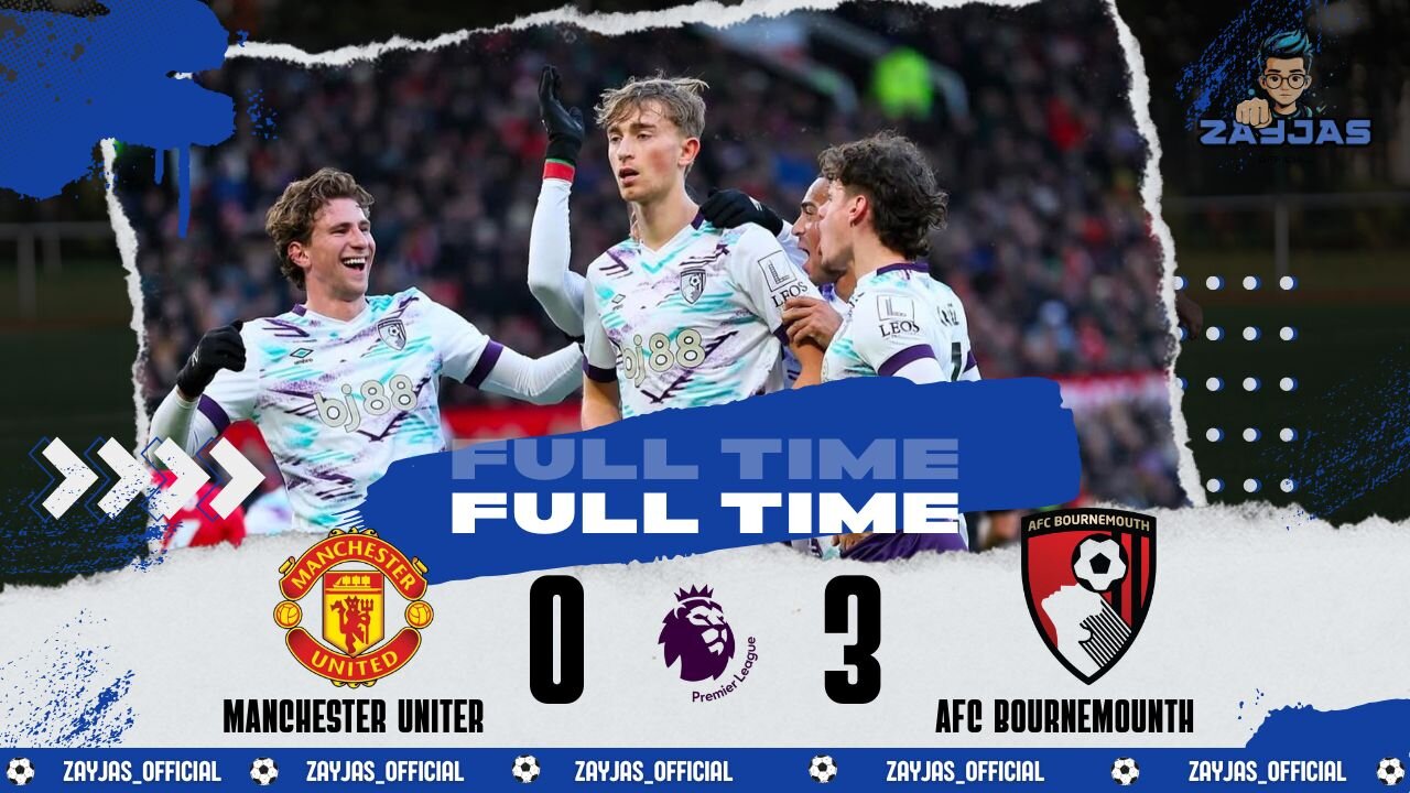 Highlight | Manchester United 0-3 Bournemouth | Premier League 2024/25