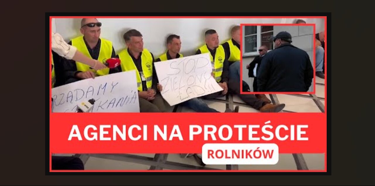 WIELKA FARSA - Zdrajcy wsi i rolników na Usraelskiej smyczy organizują #ProtestRolnikow