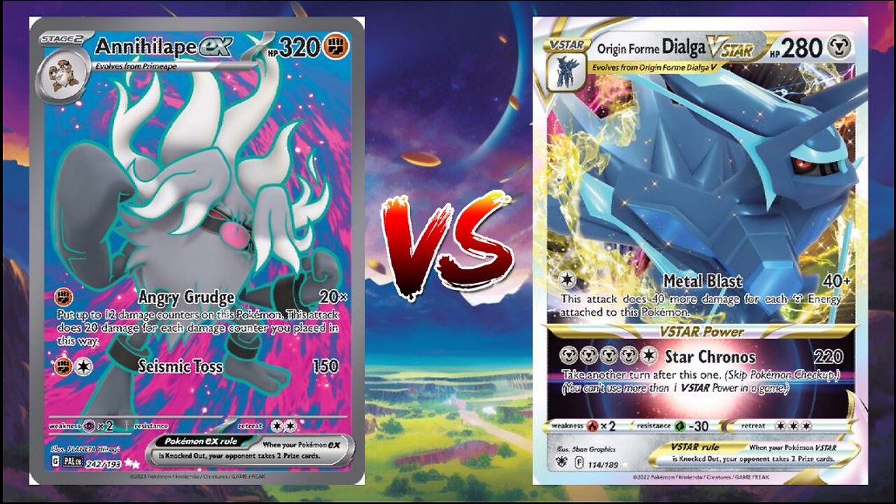 Pokemon TCG Live Annihilape EX VS Dialga VSTAR Blastoise!!