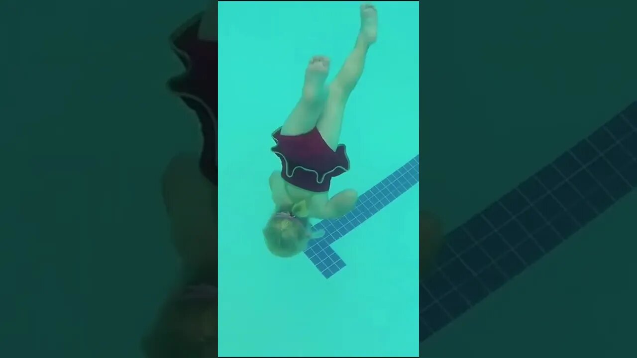 Toddler Dives 8 Feet Down