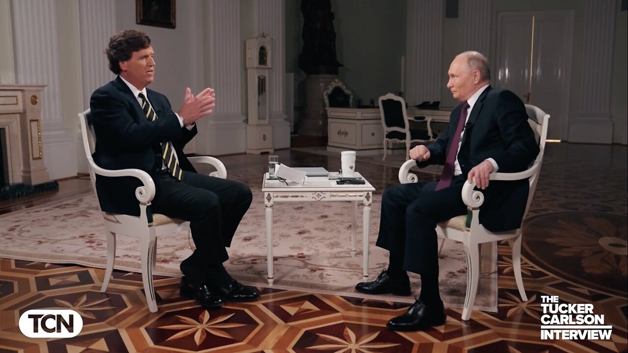 Vladimir Putin interview - Tucker Carlson (s prijevodom)