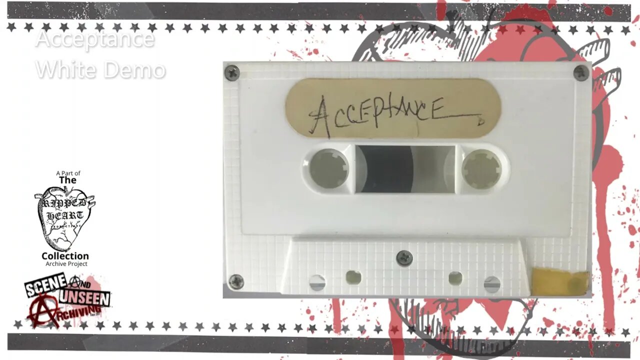 Acceptance 🖭 [White] Demo Tape. Early to Mid-90's Christian Rock