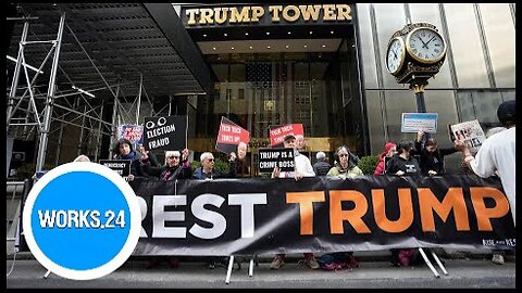 Arraignment of former President Trump draws some far-right activists |