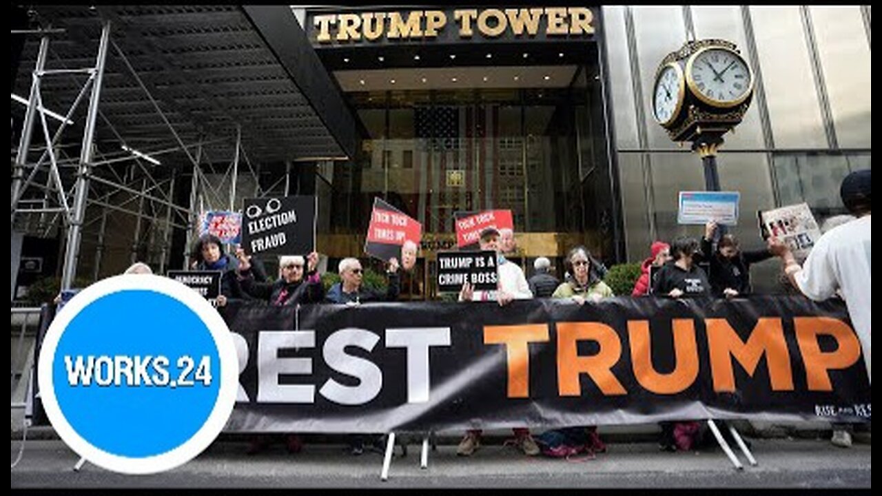 Arraignment of former President Trump draws some far-right activists |