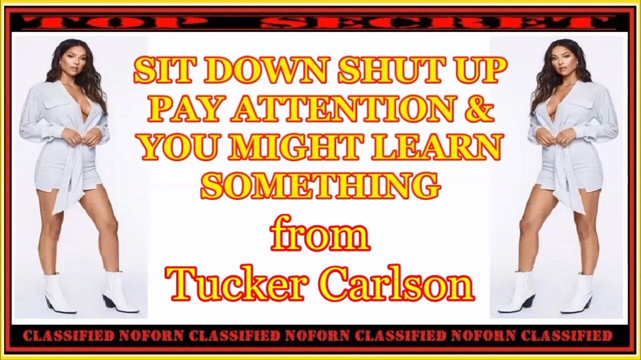 Tucker Carlson for President 2028 (DeSantis V.P) you must click settings to 1280x720 to see video