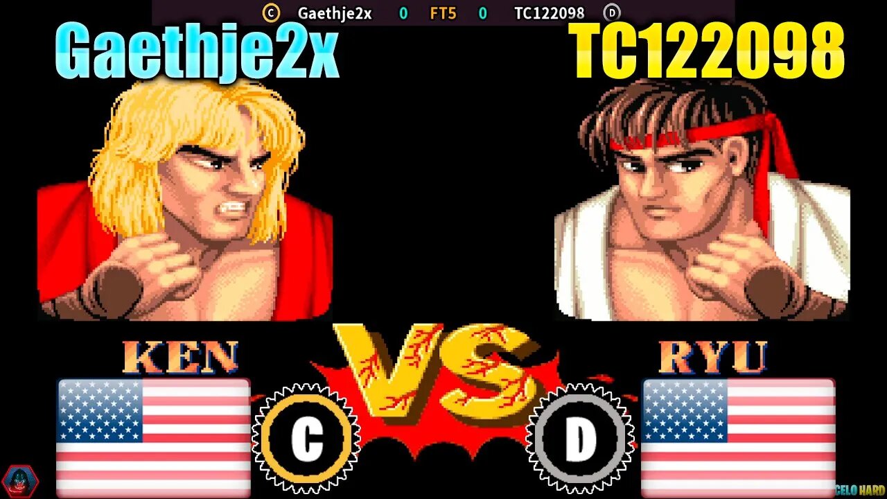 Street Fighter II: The World Warrior (Gaethje2x Vs. TC122098) [U.S.A. Vs. U.S.A.]