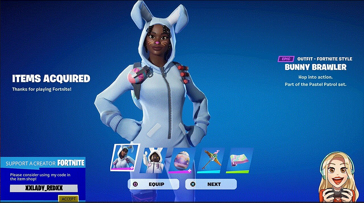 Bunny Brawler (Epic Outfit)-Fortnite