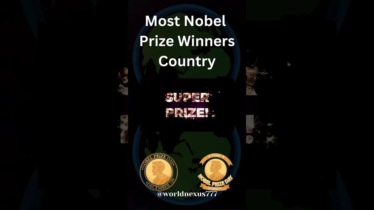 Most Nobel Prize Winner Country | #shorts #viral #trending #youtubeshorts #ytshorts #nobelprize