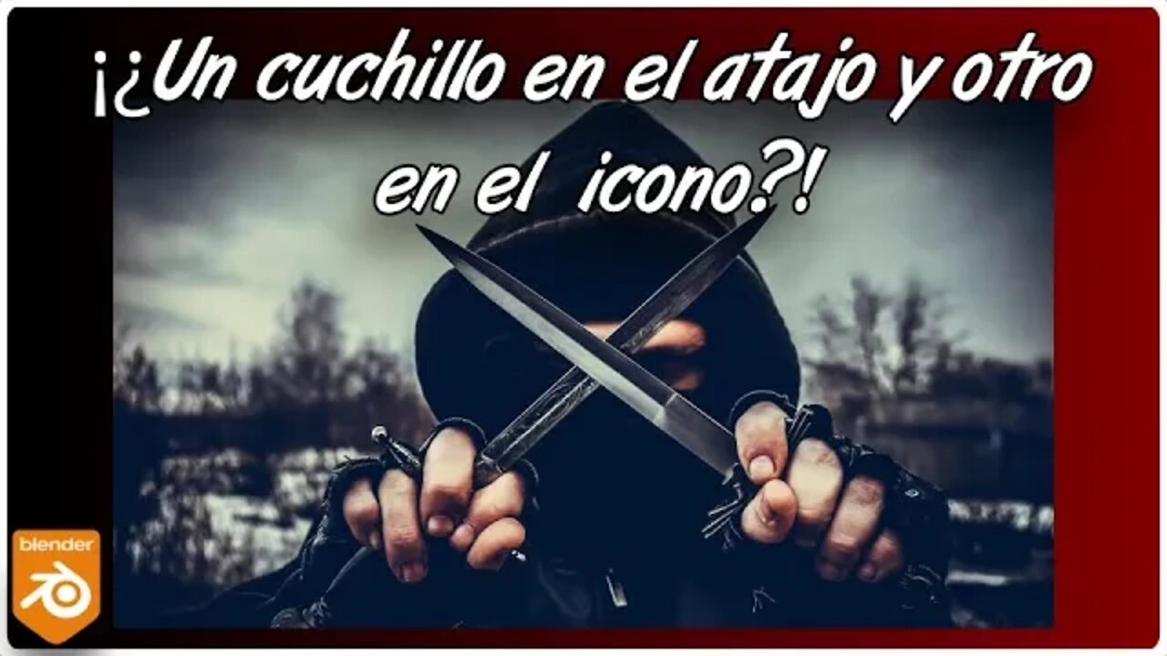 #Blender. Doble cuchillo en modo edición