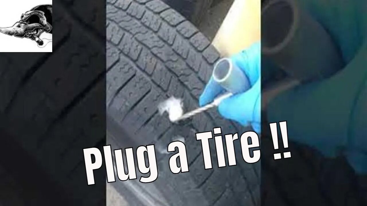 how to plug a tire !!