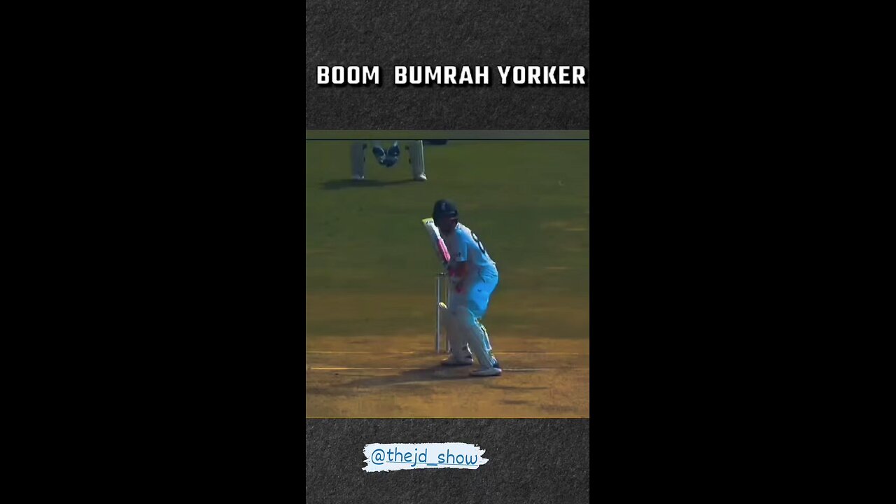 Bumrah Yorker 🔥