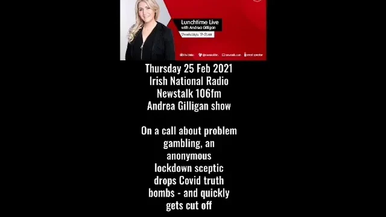 Newstalk FM - caller cut off when he mentions protest and impact of lockdowns🎙️