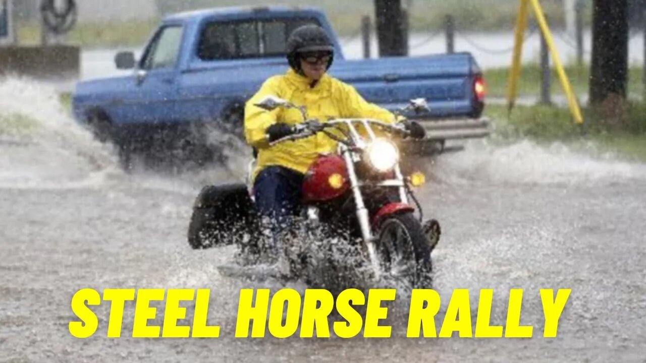 Steel Horse Rally 2022 public service announcement for the harsh weather