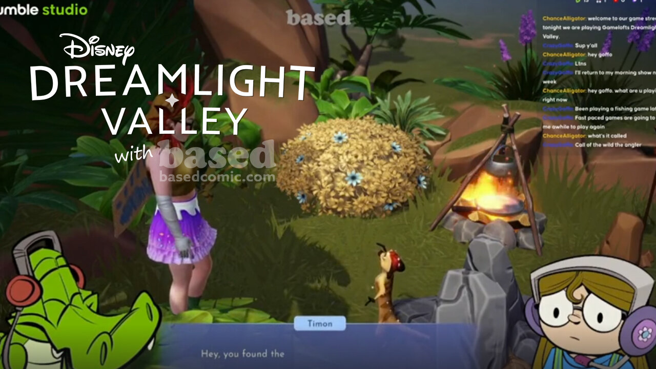 Dreamlight Valley with Based Comic | Welcome Timon and Pumba