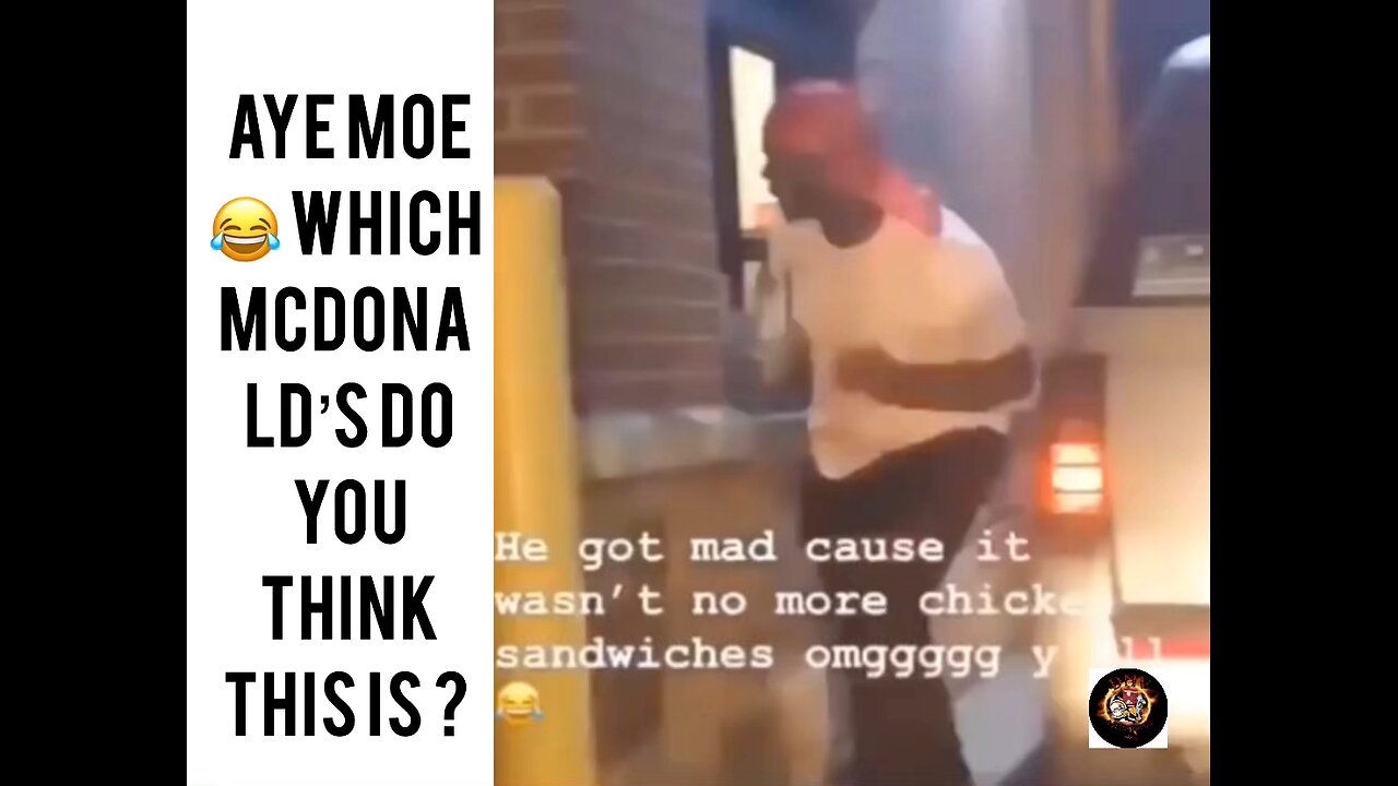 Aye Moe which McDonald’s do you think this is 🤣 served him a knuckle sandwich