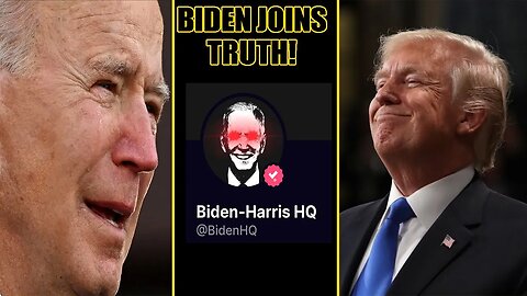 Joe Biden PANICS! Joins Trump's Truth Social to win MAGA voters because his campaign is DEAD!