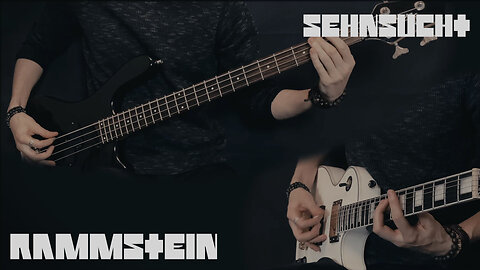 Rammstein - Sehnsucht - Guitar & Bass cover by Eduard Plezer (TAB)