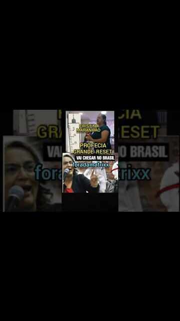 Cristina Maranhão REVELE O GRANDE RESET! DEUS nos revelou tantas coisas pelos estudos. UNIÃO JÁ!