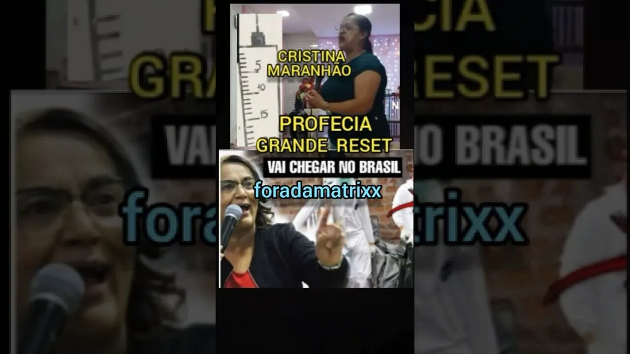 Cristina Maranhão REVELE O GRANDE RESET! DEUS nos revelou tantas coisas pelos estudos. UNIÃO JÁ!