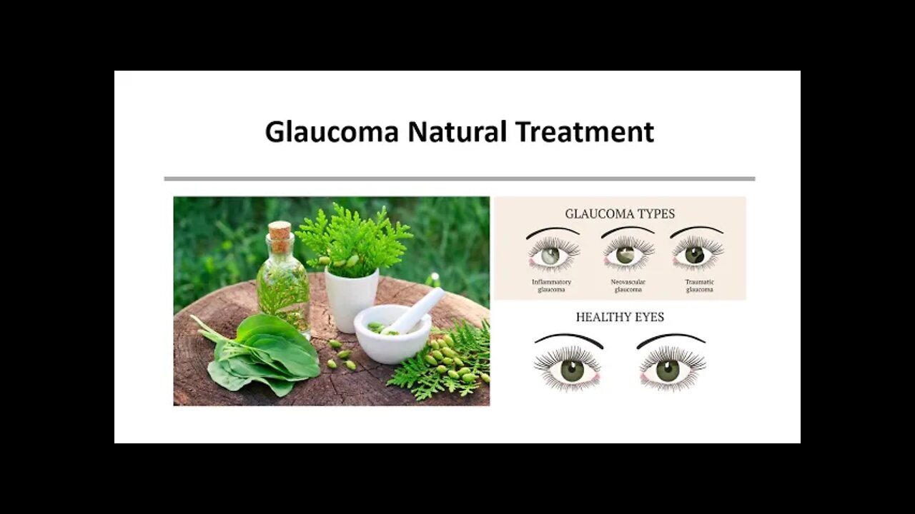 Glaucoma Natural Treatment