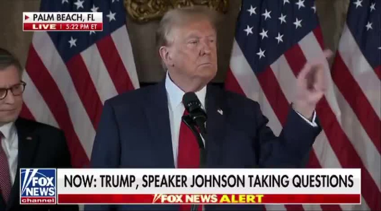 Donald Trump Defends Speaker Mike Johnson for Pushing Bill to Spy on Americans Without a Warrant