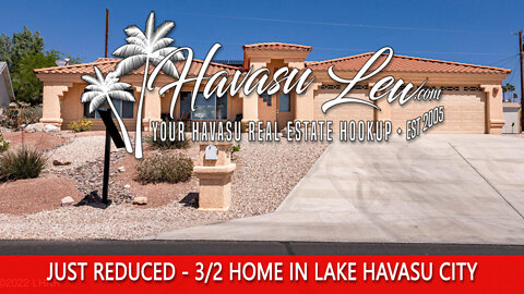 💥New Price on 3/2 Home in Lake Havasu With 3 Car Garage💥